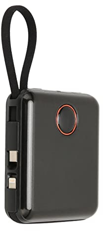 ACOGEDO Power Bank LED Display Digitale E28C 10000mAh Portatile con Cavo di Ricarica Rapida di Tipo C per Esterni (E28C10000 MAh)