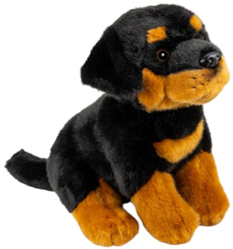 Carl Dick Rottweiler sitzend ca. 30cm Plüschtier, Stofftier, Kuscheltier 3804