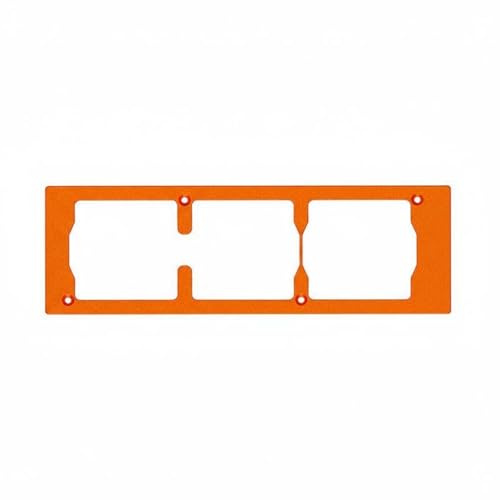 perfeclan Outlet Template Socket Jig Electrical Box Guide Cutting Template with Aluminum Alloy Frame Self Locking Positioning Fits 70 mm Bottom Boxes Suitable