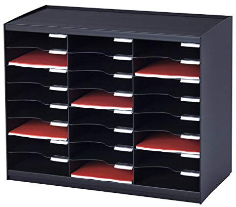PAPERFLOW 802.01 Modul mit 24 Fächern, A4, schwarz