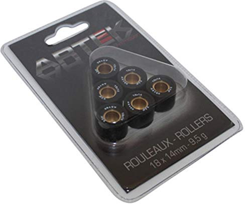 Galet rouleau de variateur Artek pour Scooter Peugeot 125 Tweet 2011 à 2020 18x14 9.5Grs Neuf