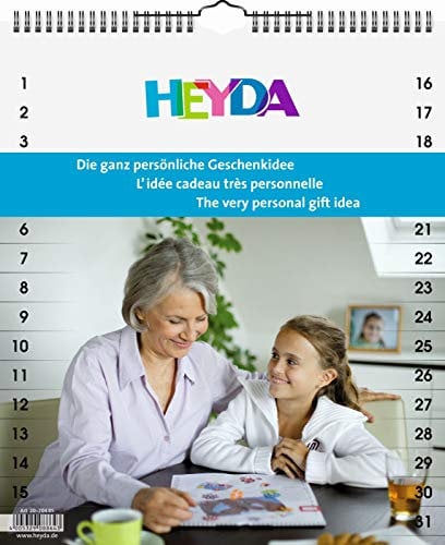 Heyda Bastel- und Fotokalender „Enkel“ immerwährend | 297×350 mm