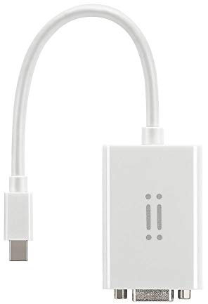 AIINO Adaptateur / Connexion de Mini Displayport A VGA / accessoires Aiino / Compatible avec Thunderbolt Port Apple PC - Blanc