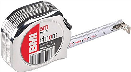 BMI 474241221 Taschenbandmaß Chrom 2 m