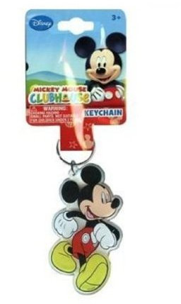Disney Porte-clés Mickey Mouse - Porte-clés en forme de lucite (MK232)