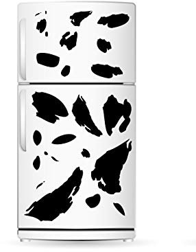 60 Second Makeover Limited Cow Print Fridge Cupbpoard Kitchen Wall Sticker Patch Decal Graphic Mural