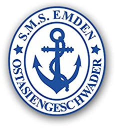 Aufkleber/Sticker SMS Emden Ostasiengeschwader Marine Schiff 6x7cm A1827