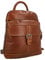 Gusti Lederrucksack Leder - Alena Damen und Herren Rucksack Vintage Braun Leder