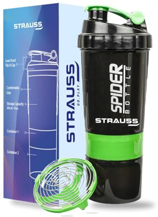 Strauss Spider Shaker Bottle,500ml