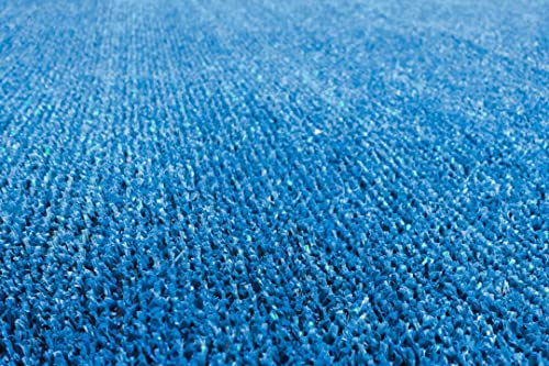 Prato sintetico blu 02 - Spessore 7 mm - Larghezza 200x2500cm - Lunghezza al metro
