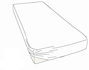 Kayori Shizu Perkalspannbettlaken 40cm Steg Größe 80-90x200cm Farbe Weiß Uni Einfarbig Topper Boxspringbett Baumwolllaken Betttuch Spannbetttuch Percale-Baumwolle