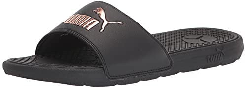 PUMA Femme Cool Cat 2.0 Slide Sandal Glissante, Noir-Or Rose, 36 EU