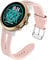 Compatible for Michael Kors MKGO Bands, LvBu Slim Genuine Leather Band Replacement Accessories Strap Compatible for Michael Kors Access MKGO Smartwatch (Pink)