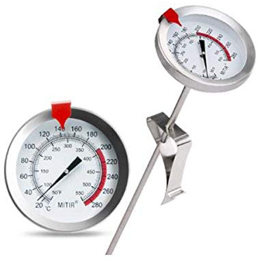 XINGYU Termómetro Termómetro de Aceite Termómetro para freír Cocina para Hornear Indicador de Temperatura del Agua Temperatura de la Leche para Alimentos Indicador de Temperatura del AC