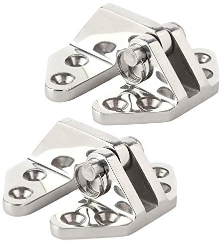 aqxreight - Lukenscharnier, 2 Stück 316 Edelstahl Spiegelpolieren Abnehmbarer Stift Marine Hatch Scharnier Boot Hardware