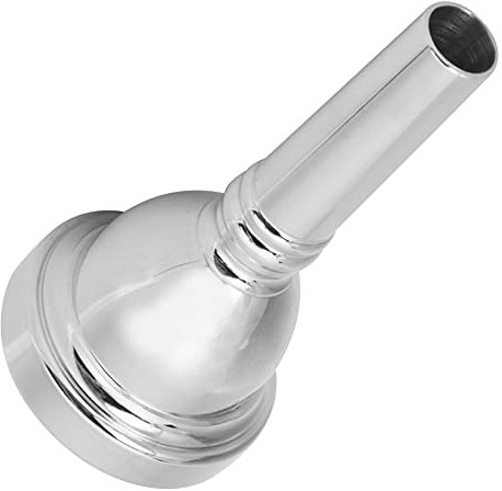 Nunafey Tenorhorn-Mundstück, langlebiges 1/2-Zoll-Hornmundstück für Posaune für Tenor(Silver)