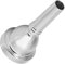 Nunafey Tenorhorn-Mundstück, langlebiges 1/2-Zoll-Hornmundstück für Posaune für Tenor(Silver)