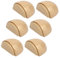 Kukicu Türstopper Boden Selbstklebend - Tür Stopper aus Holz - Türstopper zum Kleben - Selbstklebende Türstopper in Buche [6 Stück]