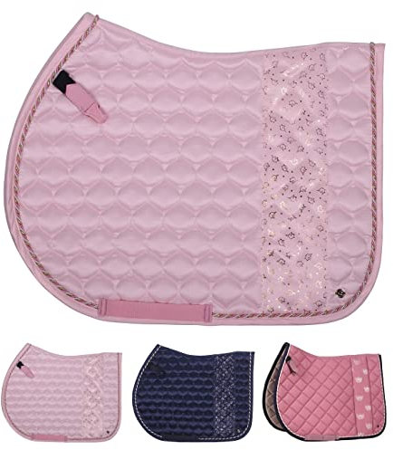 NETPROSHOP Vielseitigkeits Schabracke Einhorn oder Loulou Shetty/Pony Maße ca.48,5 x 44 cm, Groesse:Shetty, Farbe:Pink