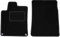 Wielganizator Tapis de Sol Avant en Velours pour Peugeot 407 (2004-2011) Coupé, Sedan, Combi - Noir - Ajustement Parfait