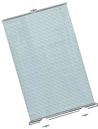 Tende a Rullo Balcone a Scomparsa Tenda da Sole Finestra Protezione Solare Isolamento Termico oscuranti Parasole Tenda Veneziana con Ventosa per Finestra Cucina Ufficio,Auto,Bagno (d'argento,58x125cm)