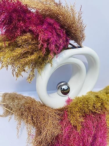 Pampasgras Getrocknet Deko, Pampasgras, 16 Stück Pampasgras Deko, 60 cm Pampasgras Erhalten, Pampasgras für Deko, Deko Wohnzimmer, Trockenblumen strauß, Pampas, Deko Trockenblumen (Natur)
