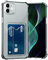 AKABEILA Coque pour iPhone 11 Étui Transparente Mince Coque Souple TPU Étui Portefeuille Housse Sac avec Porte Fente Carte Antichoc 6.1