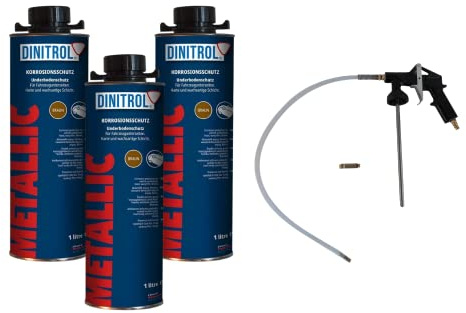Veteranicar Dinitrol Metallic 3X 1L Unterbodenschutz & Vaupel 2000 HGS