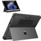 MoKo Case Compatible with Microsoft Surface Pro 9 / Pro 9 5G 13-Inch 2022 - All-In-One Protective Rugged Cover Case with Hand Strap & Compatible with Type Cover Keyboard Fit Surface Pro 9, Black