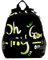 OMG Mini-Rucksack, Schwarz, Mehrfarbig, 25.4x10x30 CM/10x4x12 in, Rucksack Rucksäcke