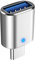 Abonda Adattatore a USB, adattatore 3.0 con luce, adattatore laterale maschio a USB 3.0 femmina Typec adattatore per tastiera, mouse, disco U, telefono cellulare, tablet, auto, 3/4 tipo C OTG
