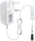12V 2A 24W LED Strip Power Supply with Switch, White AC/DC Switching Power Adapter, 230V to 12V Wall Wart Transformer for LED Strip 5.5/2.1 DC Female Barrel Connector to Screw Adapter