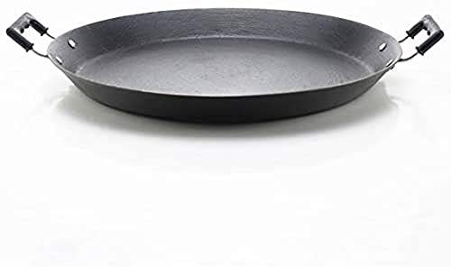 ZAANU Oversized Iron Pot Skillet,Pan,Commercial Pan Old-Fashioned cast Iron Multi-Function Frying bun for Pancakes on Iron Plate Barbecue-50cm Frying pan Pot (Size : 36cm) (50cm)