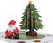 Pop-Up Karte Weihnachten Weihnachtsbaum - 3D Weihnachtskarte mit Tannenbaum & Geschenken für Kinder, Weihnachtsgrußkarte für Mama, Frau & Freundin, Handgemachtes Popup Weihnachtskarte