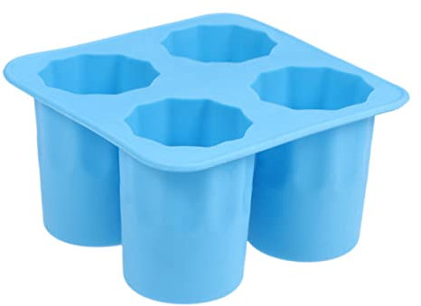 LIFKOME Flexible Shot Mold Ice Cube Maker Silicone Ice Cube Tray for Jelly Mold Shot ES