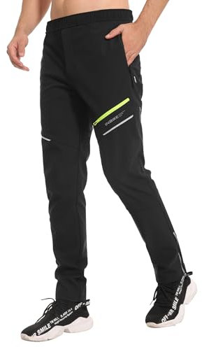 INBIKE Pantalon de Cyclisme Homme Respirant Élastique Pantalons Velo Softshell VTT Outdoor Pantalons de Sport Homme M