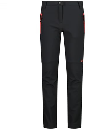 CMP Kinder Softshell Hose, Antracite-Papavero, 176