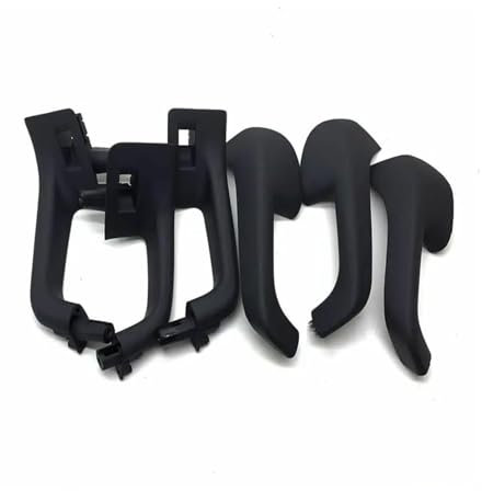Porte Poignée Noir Pour VW Pour Golf 5 Pour GTi Pour Jetta MK5 Poignée Porte Intérieure Panneau D'accoudoir Porte Intérieure Poignée Porte 1K0 868 040B Porte Intérieur (Size : 6 pcs)