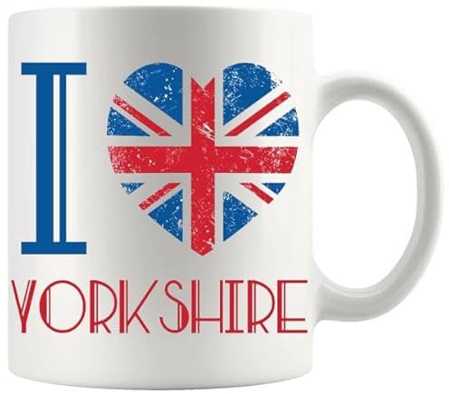 I Love Yorkshire Mug British Towns, British Gifts, Britain, Favourite Places, UK