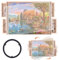 Ruication 1000 Piece Rotating Puzzle Board with 4 Drawers and Cover 360 Degree Rotating Wooden Jigsaw Puzzle Table For Adults Kids Children Boy Girl Gift