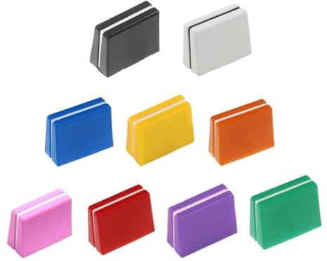 WeddHuis 9 Stück Fader Kappen, Fader Caps, Mischpult Slider Fader Knöpfe für DJM350, 400, 500, 700, 750, 800, 850, 900NEXUS, 900SRT, 900NXS2, 2000, 2000nexus (Farbe)