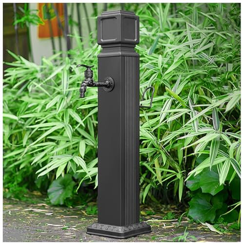 GLDWEY Colonne d'eau de Jardin Robinets d'eau Extérieurs, Support de Tuyau de Robinet de Robinet Debout pour Le Lavage d'irrigation d'arrosage de pelouse