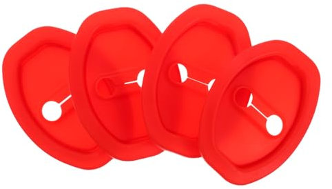 CRAFTHROU Door Lock Latches Guard Covers Car Door Lock Protectors Silicone Universal Pad with Shock Absorption for Vehicle