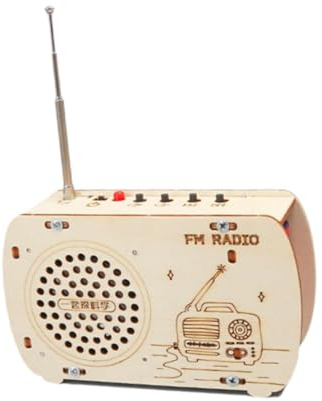 Luwecf DIY Radio Modell Wissenschaft Set Einzigartige Handgemachte Kinder Radio Modell Jungen Mädchen