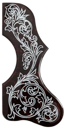 Akustikgitarren-Schlagbrett, für Gibson J-200 SJ-200, 2 mm dicke Kratzplatte, selbstklebender Gitarrenplektrum, universelle Passform für 104-106 cm Akustikgitarre (I-Stil)