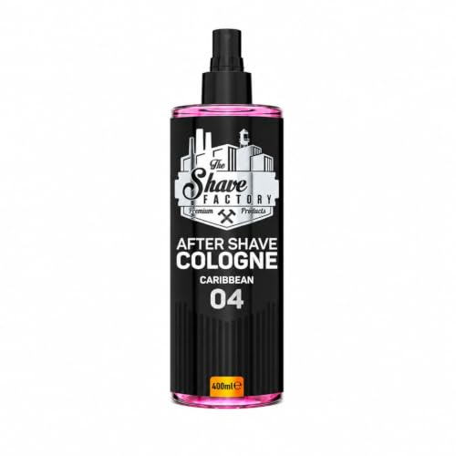 The Shave Factory - Caribbean 04 After Shave Cologne Spray - Parfümiertes Eau de Cologne nach der Rasur 400 ml