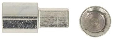 Set di 5 prolunghe universali per maniglie delle finestre, in acciaio zincato, quadrate 7 × 7 mm, adattabili per finestre in legno, plastica e alluminio