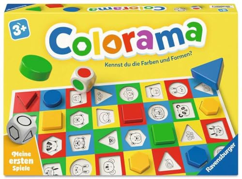 Ravensburger 12010013 Colorama - Meine ersten Spiele: Kinderspiele, Spiele ab 3 Jahren, für 1-6 Spieler, Geschenk für Mädchen oder Junge