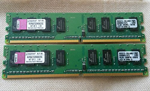 Kingston 2Gb 667Mhz Ddr2 Cl5 Dimm (Kit Of 2)