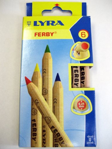 Farbstift Ferby natur 6er-kurz Pappetui 970K06-3611060